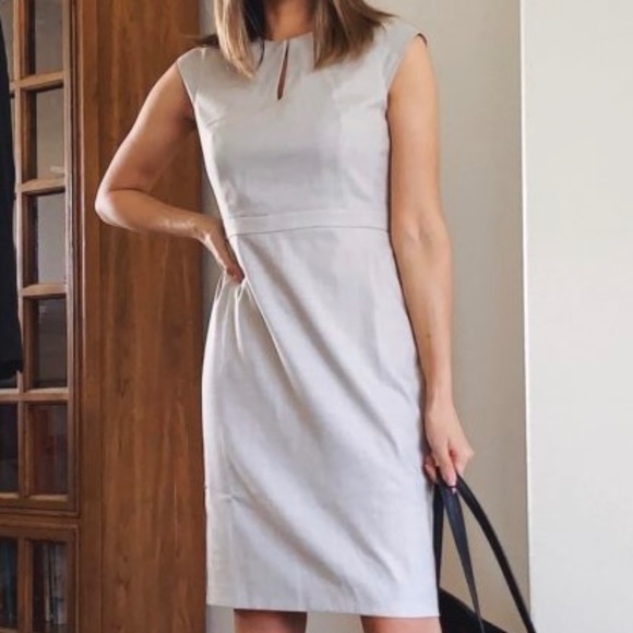 Ann Taylor Shift dress, Gray, size 18 Tall - Picture 1 of 7